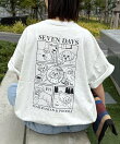 【DOGS】ユニセックスアニマル刺繍ロゴ半袖TEE