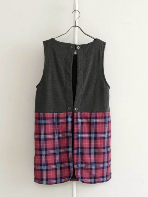 Afternoon Tea Living タータンチェック柄あったかチュニックエプロン Rakuten Fashion 楽天ファッション 旧楽天ブランドアベニュー Bu1044