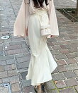 コルセットデザインマーメイドスカート