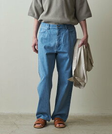 【SALE／30%OFF】Steven Alan ＜Steven Alan＞ 12oz DENIM 5P BAGGY TAPERED PANTS/デニムパンツ ユナイテッドアローズ アウトレット パンツ ジーンズ・デニムパンツ グレー ブルー ネイビー【送料無料】