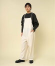 O0729 コットンウールツイルイージーサロペット
