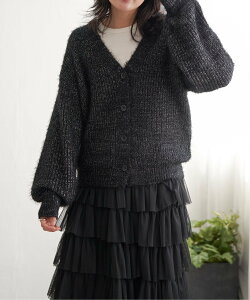 VENCE share style Ladys �����V���M�[�J�[�f�B�K�� ���@���X �G�N�X�`�F���W �g�b�v�X �J�[�f�B�K�� �u���[ �z���C�g �u���b�N �O���[�y���������z