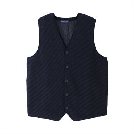 【SALE／27%OFF】BRICK HOUSE by Tokyo Shirts 裏キルトニットジレ メンズ BM05I503DM50X00-20 トーキョーシャツ トップス ベスト・ジレ ネイビー【送料無料】