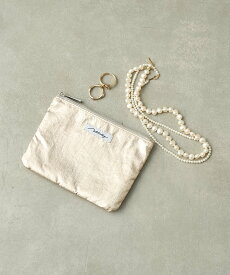 BIRTHDAY BAR メタリックティッシュポーチ バースデイバー 財布・ポーチ・ケース ポーチ シルバー ブラック ゴールド