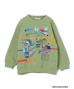 �ySALE�^20%OFF�zBEAMS mini �y3/12�V�K�l�����z�y�r�[���X�̕S���i�zJR �ݗ��� �X�E�F�b�g �v���I�[�o�[ 2025FW(90~150cm) �ʊw �ʉ� �V�w�� �r�[���X �~�j �g�b�v�X �X�E�F�b�g�E�g���[�i�[ �O���[�� 