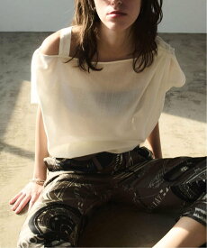VERMEIL par iena 《手洗い可》SHEER TORO プルオーバー ヴェルメイユ パー イエナ トップス シャツ・ブラウス ホワイト ベージュ【送料無料】