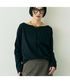 Rouge vif la cle 綿ポリ天竺万能カットプルオーバー ルージュ・ヴィフ ラクレ トップス カットソー・Tシャツ ホワイト ブラック【送料無料】