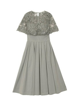 Lagunamoon Ladyオーバーレースギャザードレス ラグナムーン ワンピース 半袖ワンピース グレー ブラック グリーン パープル 送料無料 Room 欲しい に出会える