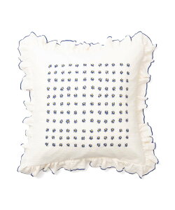 Francfranc EMB�t�����[�t���� �N�b�V�����J�o�[ 450*450 �z���C�g*�u���[ �t�����t���� �C���e���A�E�����G�� �N�b�V�����E�N�b�V�����J�o�[ �z���C�g�y���������z