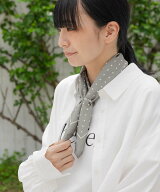 LAKOLE 【冷感】クールスカーフ ラコレ ファッション雑貨 スカーフ・バンダナ ネイビー グレー