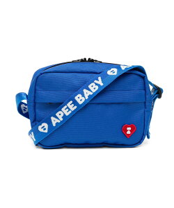 A BATHING APE HEART BADGE CROSSBODY MINI BAG #1 �A �x�C�V���O �G�C�v �o�b�O �V�����_�[�o�b�O ���b�h �u���[ �u���b�N�y���������z