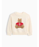 GAP (K)クルーネックセーター (幼児・ベビー) ギャップ トップス ニット ホワイト ベージュ ブラウン【送…