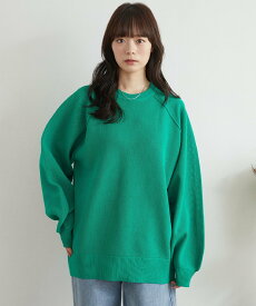 【SALE／59%OFF】RETRO GIRL ビッグニットPO レトロガール トップス ニット グリーン ホワイト オレンジ ブルー