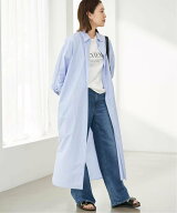 SLOBE IENA ファインブロードEXロングシャツワンピース スローブ イエナ ワンピース・ドレス シャツワン…