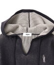 atmos pink Plating Knit Hoodie CHARCOAL