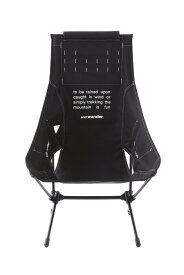 and wander Helinox × and wander folding chair two アンドワンダー スポーツ・アウトドア用品 アウトドア・レジャー・キャンプ用品 ブラック【送料無料】