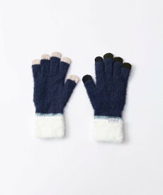 TRICOTE SHAGGY GLOVES トリコテ ファッション雑貨 手袋 ネイビー ブラウン【送料無料】