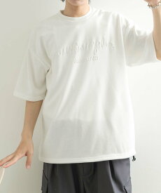 【SALE／40%OFF】SENSE OF PLACE 『WEB限定』Mark Gonzales プリントクルーネックドローコードTシャツ センス オブ プレイス トップス カットソー・Tシャツ ブラック グレー ホワイト