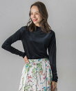 シアーベロアカットソー≪手洗い可能≫