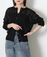 【SALE／23%OFF】Riberry 金ボタン シアーカーディガン＜接触冷感/UVカット/洗濯機で洗える ＞ リベリー …