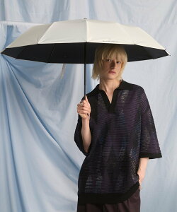 MAISON SPECIAL MAGICAL TECH PROTECTION Sunshade Parasol Tough 12 rib55cm ���]���X�y�V���� �t�@�b�V�����G�� �܂肽���ݎP �O���[ �u���b�N �z���C�g�y���������z