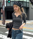 El mar リブスキッパー7分袖Tシャツ