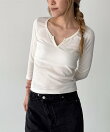 El mar リブスキッパー7分袖Tシャツ