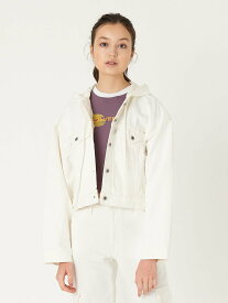 【SALE／75%OFF】Levi's SILVERTABTM フーデッド トラッカージャケット ホワイト RINSE リーバイス ジャケット・アウター デニムジャケット