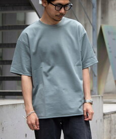 GLOSTER 【限定展開】【GLOSTER/グロスター】ハイポンチ ビッグシルエット ドレープ半袖Tシャツ フレディ アンド グロスター トップス カットソー・Tシャツ ホワイト ブルー グリーン ブラック グレー【送料無料】