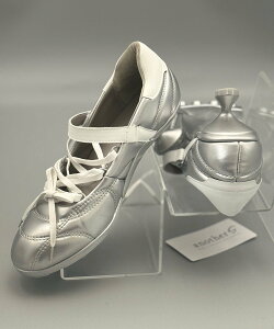 ANOTHER S バレエコアシューズ スマイルオーキッド シューズ・靴 スニーカー シルバー ブラック【送料無料】