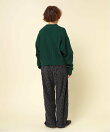 R4270 パイルジャガード幾何学イージーパンツ