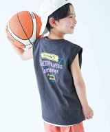 devirock 綿100% デビラボ BIGシルエット プリントタンクトップ 子供服 キッズ 男の子 26SS デビロック …