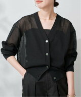 【SALE／30%OFF】SLOBE IENA 《追加》リネン混シアーカーディガン スローブ イエナ トップス カーディガ…