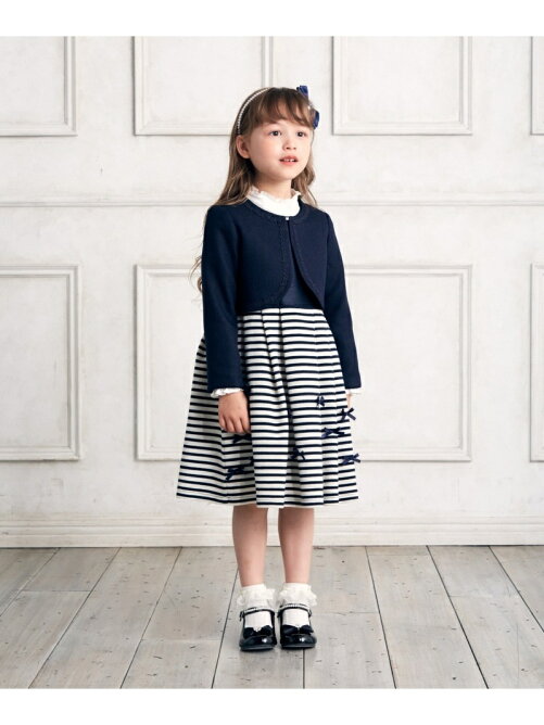 Any Fam 110 130 セレモニーリボンモチーフ付きワンピース Rakuten Fashion 楽天ファッション 旧楽天ブランドアベニュー Ab3049