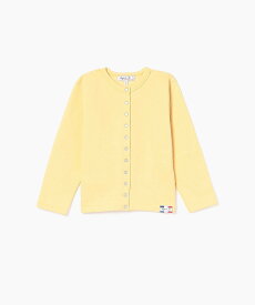 agnes b. ENFANT M001 E CARDIGAN キッズ カーディガンプレッション [Made in France] アニエスベー トップス カーディガン イエロー【送料無料】