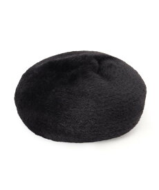 【SALE／50%OFF】SHOO・LA・RUE シャギーベレー シューラルー 帽子 ハンチング・ベレー帽 ホワイト ブラック
