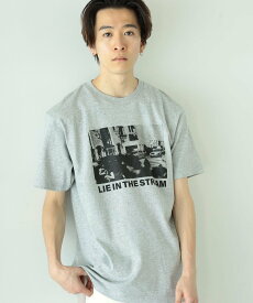 【SALE／40%OFF】BEAMS T 【SPECIAL PRICE】BEAMS T / LIE IN THE STREAM Tシャツ ビームス アウトレット トップス カットソー・Tシャツ グレー