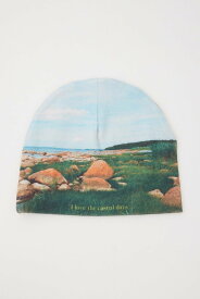 SLY LANDSCAPE PHOTO BEANIE スライ 帽子 その他の帽子 イエロー レッド【送料無料】