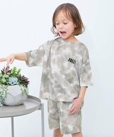devirock 【涼感 サラッとメッシュ】ワンマイルにもおすすめ タイダイパジャマ 子供服 26SS デビロック …