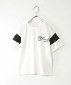 ikka 袖切り替え半袖Tシャツ(120~160cm) イッカ 福袋・ギフト・その他 その他 ホワイト