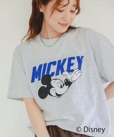 le.coeur blanc GOOD ROCK SPEED/MICKEY/Tシャツ ルクールブラン トップス カットソー・Tシャツ グレー【送料無料】