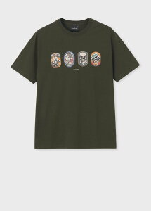 �ySALE�^20%OFF�zPS Paul Smith Vintage Patch ����T�V���c �|�[���E�X�~�X �g�b�v�X �J�b�g�\�[�ET�V���c �u���b�N �J�[�L�O���[�� �z���C�g�y���������z