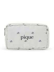 gelato pique バリエフラットポーチ ジェラートピケ 財布・ポーチ・ケース ポーチ ネイビー ホワイト