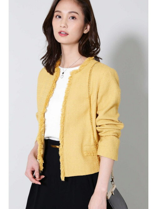 Bosch Bability フリンジツイードジャケット Rakuten Fashion 楽天ファッション 旧楽天ブランドアベニュー Q