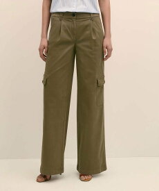 BROOKS BROTHERS ストレッチコットンツイル カーゴパンツ ブルックス ブラザーズ パンツ カーゴパンツ グリーン【送料無料】