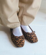 【SALE／10%OFF】titivate ソフトスクエアトゥ リボン バレエシューズ ぺたんこ パンプス ローヒール シ…