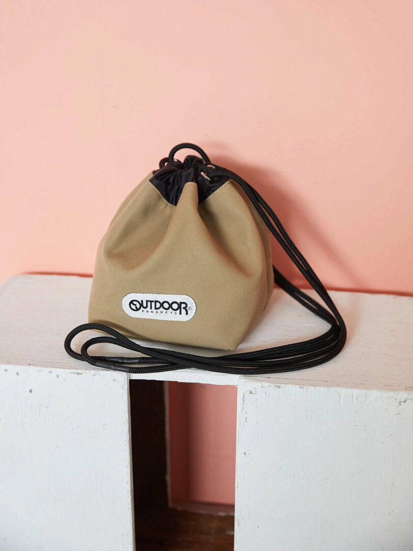 【SALE/70%OFF】AMERICAN HOLIC OUTDOOR PRODUCTS EX 巾着BAG アメリカン ホリック バッグ その他のバッグ ベージュ