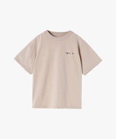 agnes b. FEMME S179 TS ロゴTシャツ アニエスベー トップス カットソー・Tシャツ ベージュ【送料無料】