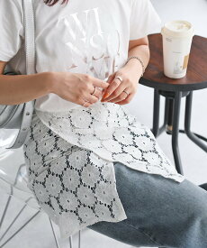 【SALE／46%OFF】Riberry 花柄レース巻きスカート リベリー スカート その他のスカート ホワイト