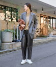 【AMERICANA*MICA&DEAL】ロゴ刺繍スムースニットプルオーバー